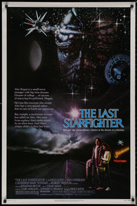 An original movie poster for the film The Last Starfighter