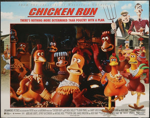 An original lobby card for the Aardman Animations film Chicken Run