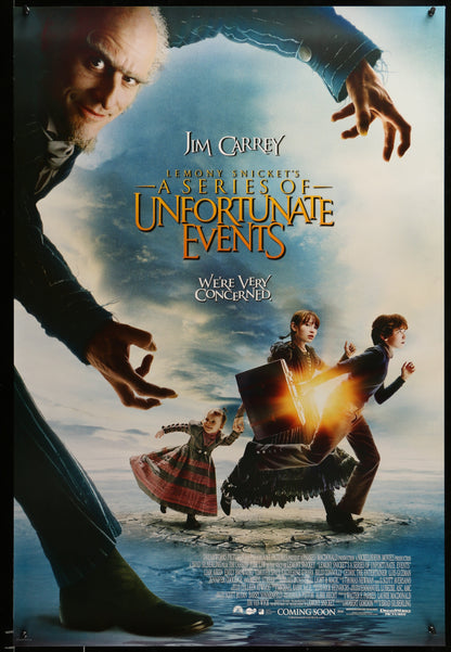 An original movie poster for Lemony Snicket's A Series of Unfortunate Events