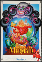 Load image into Gallery viewer, An original movie poster for the Disney film The Little Mermaid