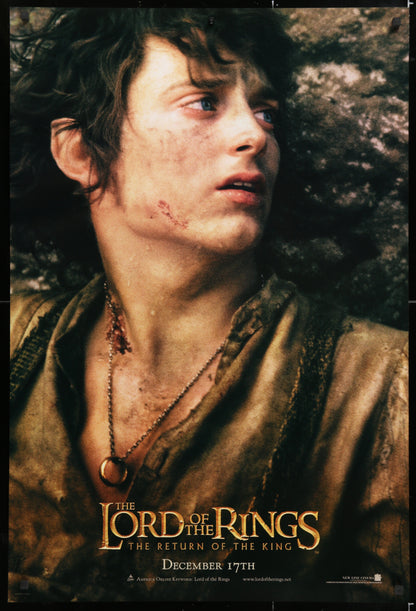 An original movie poster for the film Lord of the Rings: The Return of the King