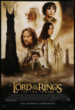 Load image into Gallery viewer, An original movie poster for the film The Lord of the Rings The Two Towers