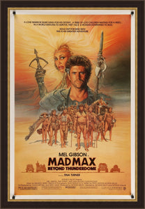An original movie poster for the film Mad Max Beyond Thunderdome