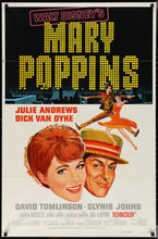 Load image into Gallery viewer, An original movie poser for the Walt Disney film Mary Poppins