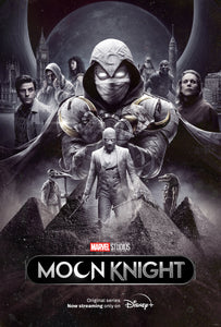 An original movie poster for the Disney+ Marvel MCU series MoonKnight