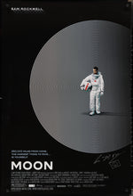Load image into Gallery viewer, An original movie poster for the film Moon signed by the director