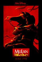 Load image into Gallery viewer, An original movie poster for the 1998 Disney film Mulan