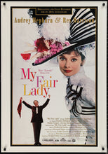 Load image into Gallery viewer, An original movie poster for the film My Fair Lady starring Audrey Hepburn