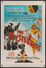 Load image into Gallery viewer, An original movie poster for the 1957 sci-fi film The Mysterians