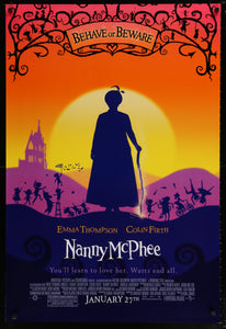 An original movie poster for Nanny McPhee