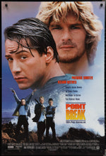 Load image into Gallery viewer, An original movie poster for the Patrick Swayze film Point Break