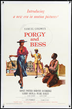 Load image into Gallery viewer, An original movie poster for the Sidney Poitier film Porgy and Bess