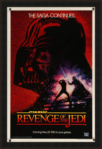 An original 'Revenge' movie poster for the Star Wars film Return of the Jedi