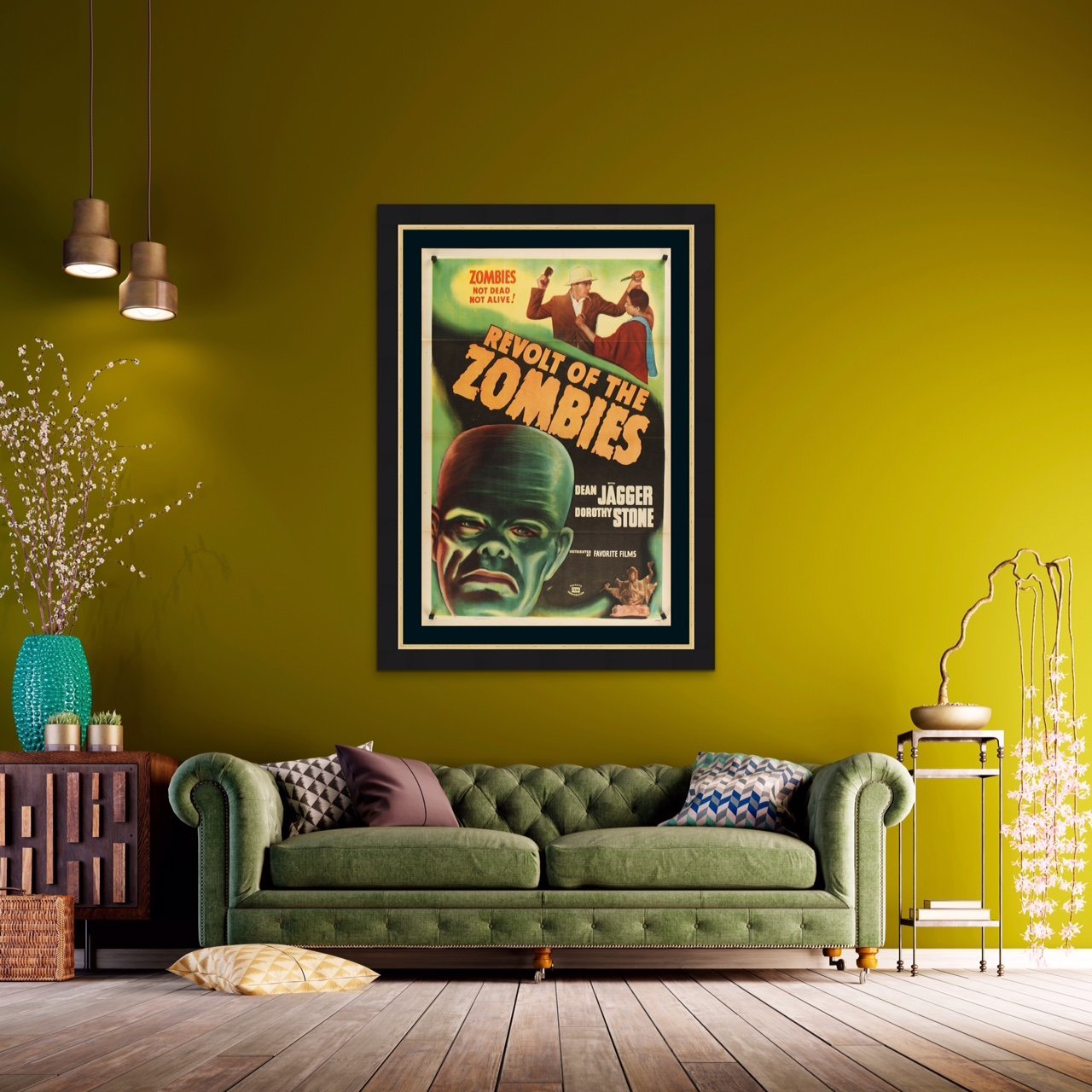An original one sheet movie / film poster for Revolt of the Zombies