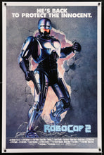 Load image into Gallery viewer, An original movie poster for the film Robocop 2