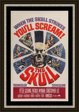 Load image into Gallery viewer, An original movie poster for the horror film The Skull