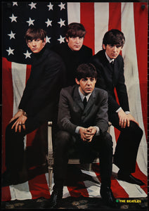 An original Japanese poster of The Beatles