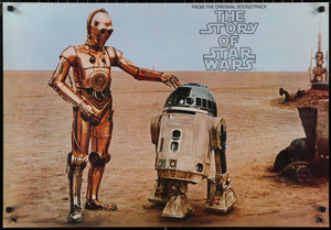 An original sound track poster for The Story of Star Wars
