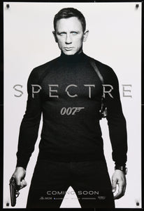 An original movie poster for the James Bond film Spectre