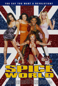 An original movie poster for the film Spice World