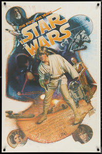 An original movie poster for Star Wars - The First Ten Years - signed by the artist Drew Struzan