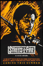 Load image into Gallery viewer, An original movie poster for the film Streets of Fire