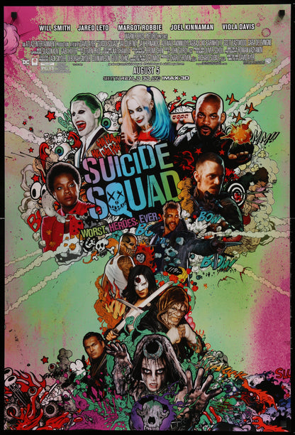 An original vintage movie poster for Suicide Squad