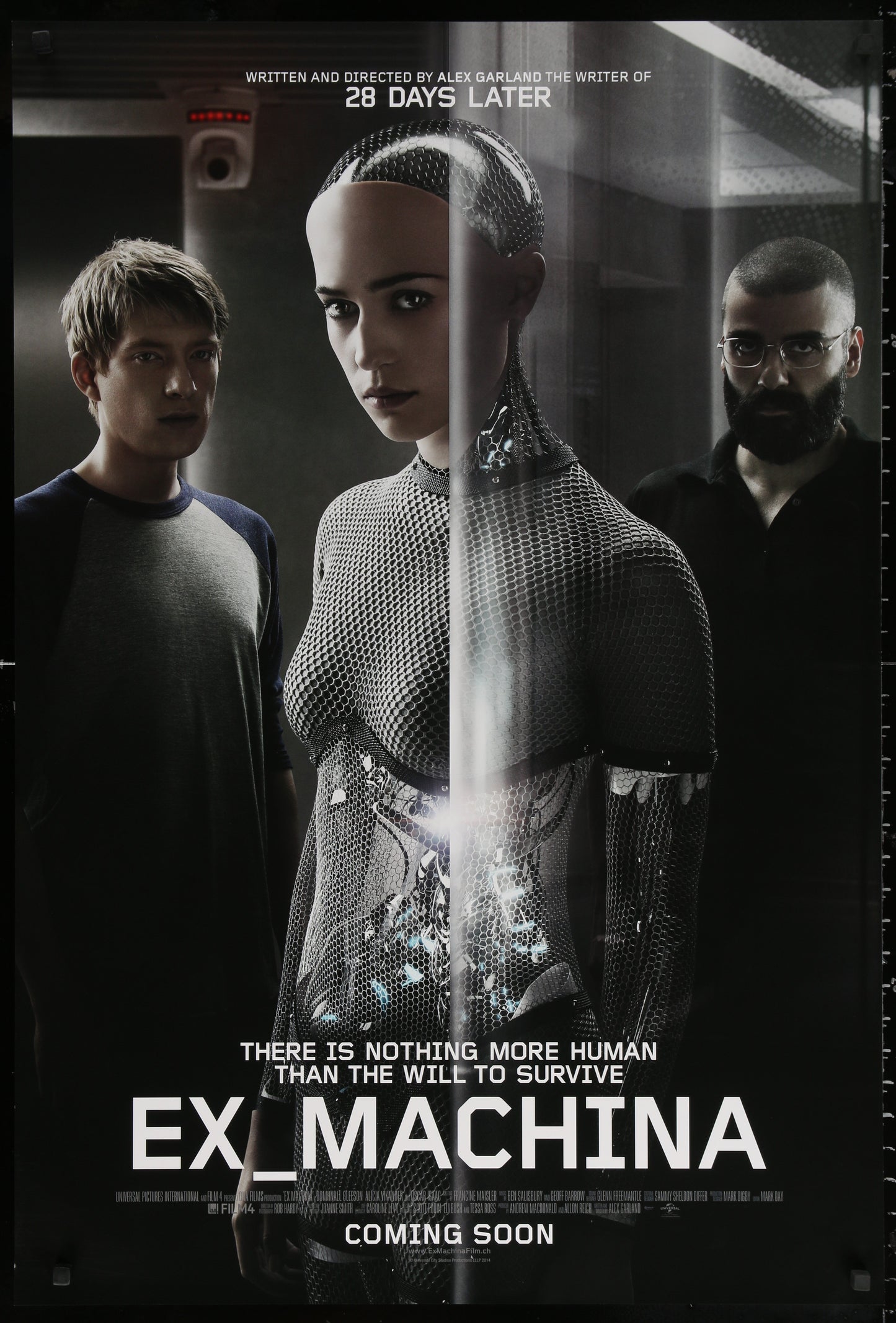 An original movie poster for the film Ex Machina