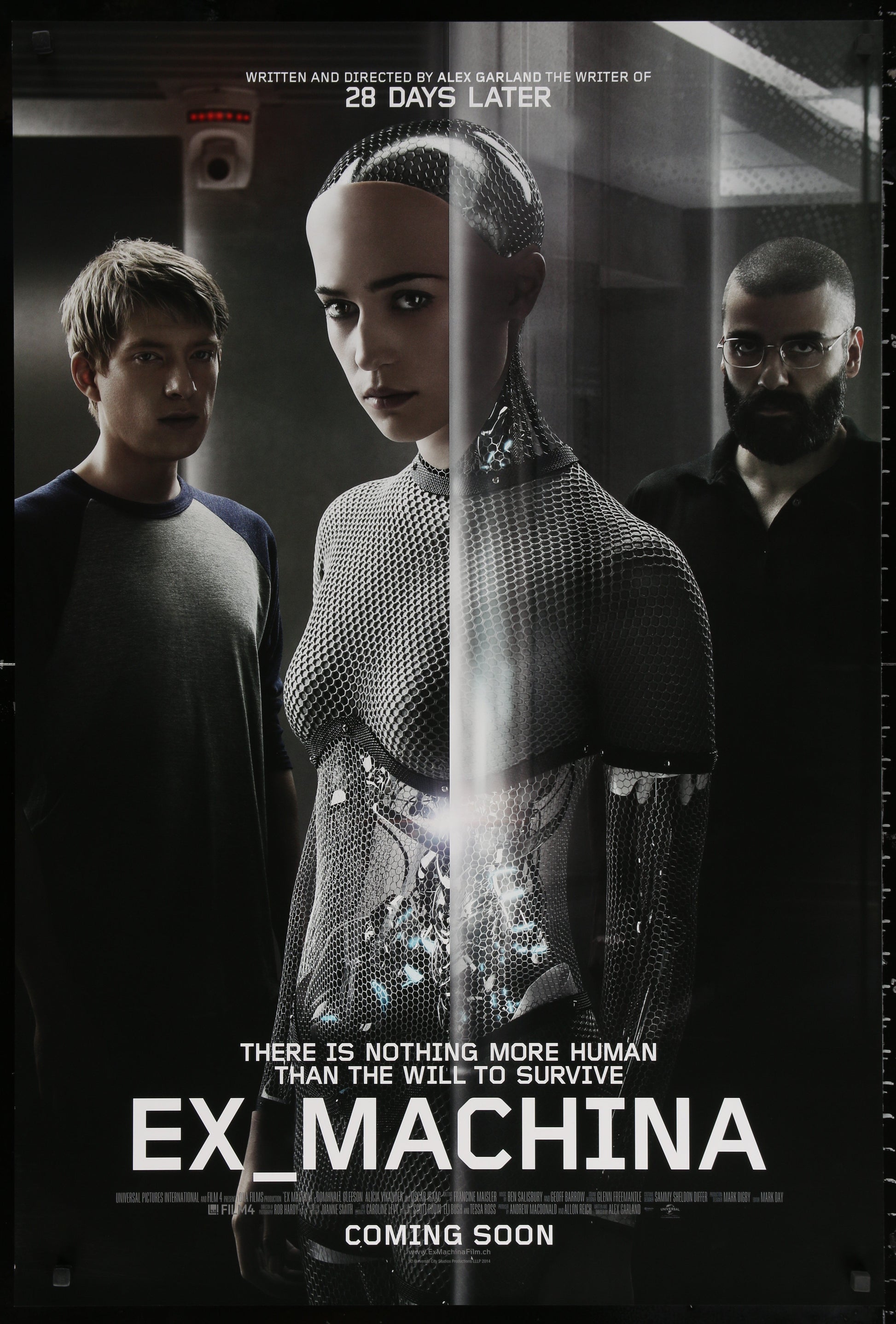 An original movie poster for the film Ex Machina