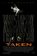 Load image into Gallery viewer, An original movie poster for the Liam Neeson film Taken