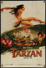 Load image into Gallery viewer, An original movie poster for the Disney film Tarzan