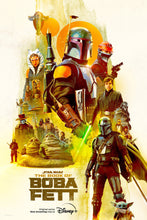Load image into Gallery viewer, An original movie poster for the Disney+ TV series The Book of Boba Fett
