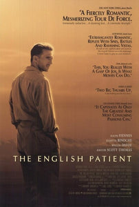 An original movie poster for the film The English Patient