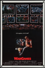 Load image into Gallery viewer, An original movie poster for the film WarGames / War Games