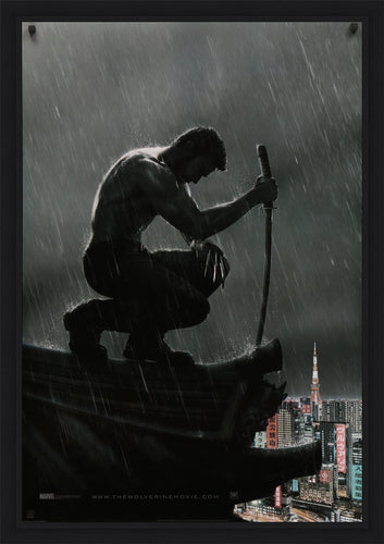 An original movie poster for the film Wolverine