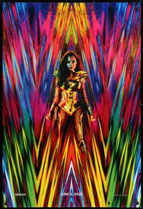 An original movie poster for the film Wonder Woman 1984 (due in 2020)