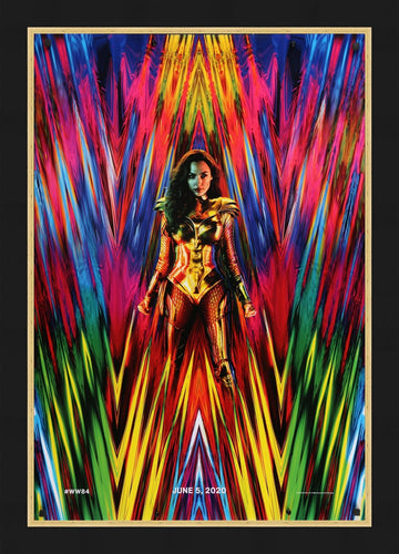 An original movie poster for the film Wonder Woman 1984 (due in 2020)