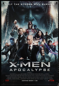 An original movie poster for the Marvel 20th Century Fox film X-Men Apocalypse