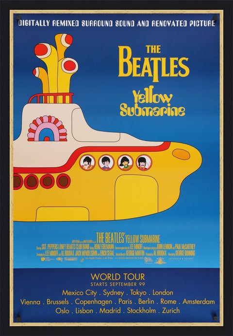 An original movie / film poster for The Beatles' Yellow Submarine