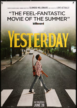 Load image into Gallery viewer, An original movie poster for the film Yesterday featuring the music of The Beatles